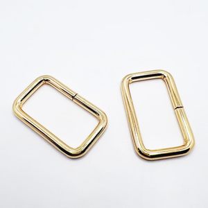 Anillo en D para correa de bolso, herrajes de metal, hebilla rectangular, mosquetón cuadrado, accesorios para correas, unidades - Product Image 5
