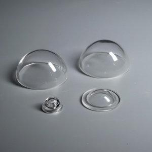 Lente de Domo Óptico K9 Transparente de Alta Calidad, Moldeada por Presión, con Recubrimiento Antirreflectante para Iluminación, Cristal para Faros Delanteros Personalizado OEM - Product Image 1