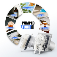 Bomba Peristáltica Pequeña LEFOO de Larga Duración (5000h), Motor Paso a Paso de 24V, 0-200ml/min con Tubo de Silicona para Dispensador de Bebidas