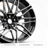 Nouvelles jantes forgées en alliage argent-noir à 10 branches en Y, de haute qualité, 18-24 pouces, 5x114.3 5x112, pour la course