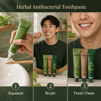 Échantillon Gratuit - Vente en Gros - Fabricant - Dentifrice Herbal Menthe Blanchissant Sans Fluor Personnalisé - Anti-Caries - Pour Usage Domestique