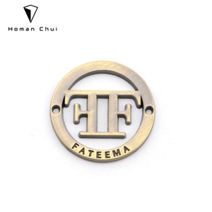 <b>Brushed</b> Antibrass Metal Label for Leather Bag Accessories - Product Image 6