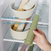 1 pièce, nouveau design, moule à glaces en silicone personnalisé avec logo, pour la fabrication de bâtonnets glacés et de sucettes glacées pour enfants