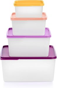 Contenedor de Almacenamiento de Alimentos Multiusos de 13.5 Litros, Fabricado en Malasia, Moldeado por Inyección de PP, Estilo Japonés, con Tapa Transparente Amarilla, Superventas - Product Image 2