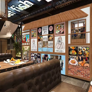 <span class=keywords><strong>Película</strong></span> coreana y TV Drama Póster Fondo Restaurante coreano Papel tapiz de vinilo - Product Image 4