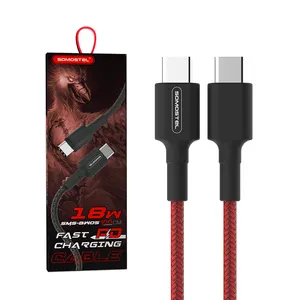 Somostel BW05 PD Cabo de carregamento rápido USB Transmissão de dados Premium PVC USB-C Cabo para celular tipo c cabo al por mayor