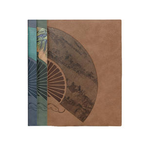 Carnet de notes A5 rétro personnalisable en similicuir, style National-Chic, papeterie créative Thousand Li Rivers - Product Image 5