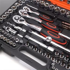 Ensemble d'outils de réparation automobile de 216 pièces, clés à douilles pour mécaniciens automobiles, clé dynamométrique de 1/2 pouce, ensemble combiné d'outils de voiture de 216 pièces - Product Image 5