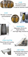 Línea de producción de máquina automática de pan de pita árabe Tortilla Industrial Roti Chapati Shawarma Máquina para hacer pan libanés