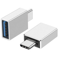 Adaptador USB C OTG USB3.0 Tipo-C a USB, Adaptador de Carga de 60W para Laptop, PC, Celular, Tablet, Transferencia de Datos de 10Gbps, Adaptador USBC