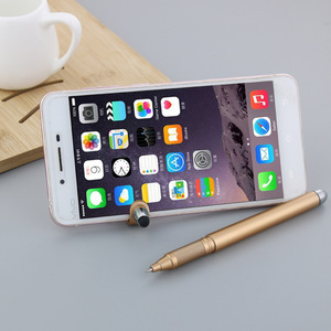 Support de téléphone multifonctionnel pour écran tactile, stylo à bille 3 en 1 avec stylet personnalisé pour téléphone, vente en gros, promotion - Product Image 5