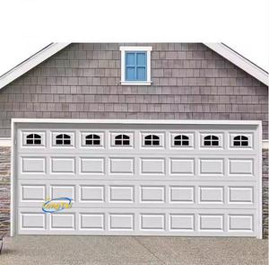 Andexin Realgres Porte <span class=keywords><strong>de</strong></span> <span class=keywords><strong>garage</strong></span> et <span class=keywords><strong>portes</strong></span> piétonnes industrielles sectionnelles en acier double nord-américain pour <span class=keywords><strong>deux</strong></span> voitures - Product Image 1