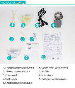Aspirador Eléctrico Portátil de Flemas 220V50HZ con Bomba de Pistón Eléctrica, 1 Año de Garantía para Clínicas de Emergencia - Product Image 4