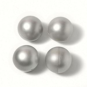 Balle anti-stress en mousse PU de 6,3 cm - Cadeau promotionnel personnalisé avec logo imprimé pour le bureau et les événements - Product Image 3