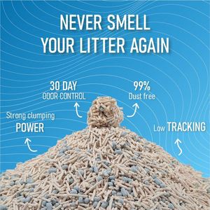 Litière pour chat YesClean écologique - Agglomération rapide, contrôle des odeurs, formule sans poussière |   2,8 kg - Product Image 3