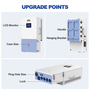 Inversor solar de fase dividida impermeable <span class=keywords><strong>MEVO</strong></span> IP65 12kW 16kW 110V 220V inversor híbrido para versión de EE. UU. - Product Image 4