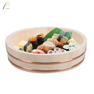 Hangiri japonais pour <span class=keywords><strong>sushi</strong></span>, <span class=keywords><strong>kit</strong></span> de <span class=keywords><strong>sushi</strong></span> en bois de pin de qualité supérieure, outils à <span class=keywords><strong>sushi</strong></span>, cuisine en bois, nourriture avec anneau en cuivre, bacs à riz durables - Product Image 3