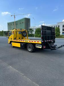 Camion de dépannage à plateau plat FOTON 4X2 neuf, 6 roues, pour le sauvetage routier et le remorquage de véhicules - Product Image 4
