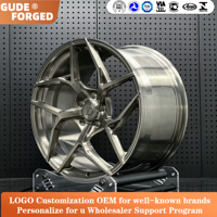 Jantes forgées GUDE personnalisées 18-20 pouces 5x114.3/120/112 légères haute résistance à déport profond pour tuning, neuves pour voitures particulières