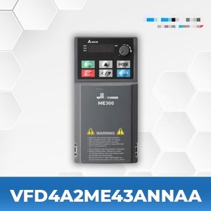 ME300 ซีรีส์ 3 เฟส 1.5 กิโลวัตต์ 380-480 โวลต์ ได้รับการรับรองมาตรฐาน CE IP20 VFD4A2ME43ANNAA - Product Image 1