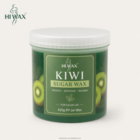 Pâte de cire froide parfumée kiwi OEM 300g 425g sans bande pour épilation, adaptée à tous types de peaux