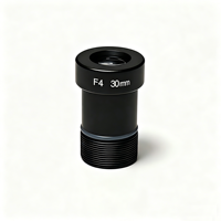 Objectif M12 à monture S pour vision industrielle, 30 mm EFL, capteur 1/1.8'', ouverture F4 F5.6 F7 F8 F11