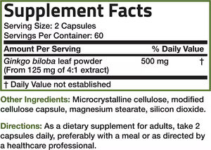 WELLBODY OEM/ODM private label fábrica fornecimento Halal natural orgânico Ginkgo Biloba Suplemento Extrato Ginko Biloba Cápsulas - Product Image 4