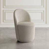 Vente en gros de chaise de salle à manger de style moderne siège en cuir PU pied en métal