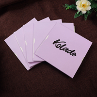Invitation de mariage personnalisée violet clair cartes de remerciement avec lettres en acrylique et texte en aluminium pour événement de fête de mariage