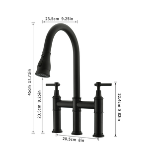 Кухонный кран с <span class=keywords><strong>3</strong></span> отверстиями - Product Image 3
