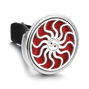 Diffuseur d'huiles essentielles en acier inoxydable, <span class=keywords><strong>arbre</strong></span> de vie, clip pour les évents de voiture, creux, aromathérapie, désodorisant d'air - Product Image 6