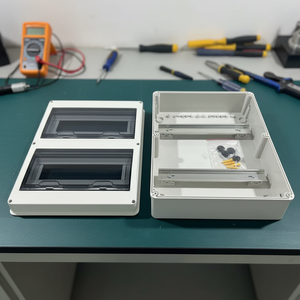 Caja <span class=keywords><strong>de</strong></span> <span class=keywords><strong>Distribución</strong></span> Impermeable IP65 <span class=keywords><strong>de</strong></span> 24 Vías, Caja <span class=keywords><strong>de</strong></span> Interruptores Eléctricos <span class=keywords><strong>de</strong></span> Plástico ABS+PC con <span class=keywords><strong>Kit</strong></span> <span class=keywords><strong>de</strong></span> Montaje en Riel DIN - Product Image 3