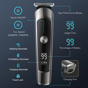 Outils de coiffure multifonctionnels rechargeables pour hommes, ensemble de tondeuse électrique 6 en 1, <span class=keywords><strong>prix</strong></span> - Product Image 3