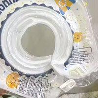 Valve d'air en plastique transparent soudable de haute qualité avec bouchon de retenue et attache anti-fuite pour produits gonflables en PVC
