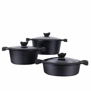 <span class=keywords><strong>Cazuela</strong></span> antiadherente <span class=keywords><strong>de</strong></span> <span class=keywords><strong>aluminio</strong></span> <span class=keywords><strong>fundido</strong></span> con tapa, nuevo diseño - Product Image 2