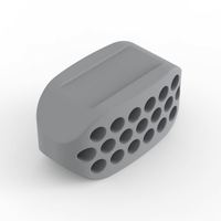 Exerciceur de mâchoire souple et écologique pour hommes et femmes, en bois, avec poignée, pour exercices faciaux et tonification du cou, ODM OEM Silicone LFGB Noir/Blanc/Gris