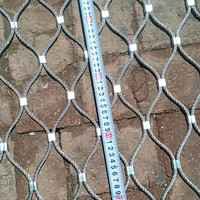 Filet de protection pour enclos d'animaux de zoo, SS304 316, câble en fil flexible, corde en maille pour parc de faune