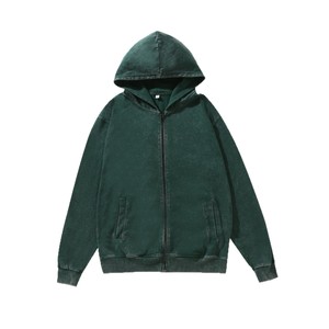 <span class=keywords><strong>Sudadera</strong></span> con capucha de felpa francesa de 320 g/m² con cremallera, estilo oversize y hombros caídos, lavado ácido, Colección American High Street 2026 - Product Image 4