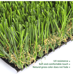 Césped artificial de densidad personalizada de 15-60mm para jardín, Alfombra de césped artificial de Color Oliva, césped sintético de alta calidad - Product Image 6