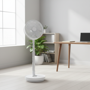 <span class=keywords><strong>Ventilateur</strong></span> <span class=keywords><strong>portable</strong></span> pliable manuel en plastique, oscillant, avec télécommande, pour maison, voiture, hôtel, extérieur - Rechargeable par USB - Product Image 3