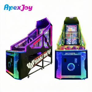 Machine <span class=keywords><strong>de</strong></span> jeu <span class=keywords><strong>de</strong></span> basket-ball professionnelle, simulateur <span class=keywords><strong>de</strong></span> tir vidéo d'arcade, cadre métallique, prise en charge <span class=keywords><strong>de</strong></span> l'anglais, 1 joueur, pour parcs d'attractions - Product Image 2