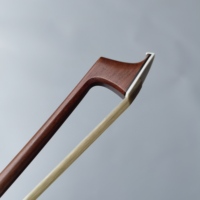 High-quality Silver Fittings Carbon Fiber Graphite-Braided (Dense Texture) Violin Bow Refined Grip and Texture of the Bow