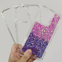 Vente en gros coques de téléphone 3 en 1 coque de luxe à paillettes pour iPhone 15 Pro Max coque de téléphone à paillettes dégradées pour Spark go 2024