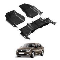 Tapis de sol de voiture TPE antidérapants, revêtement en plastique TXR, toutes saisons, pièces intérieures, accessoires automobiles pour Dacia Logan 2012-2019