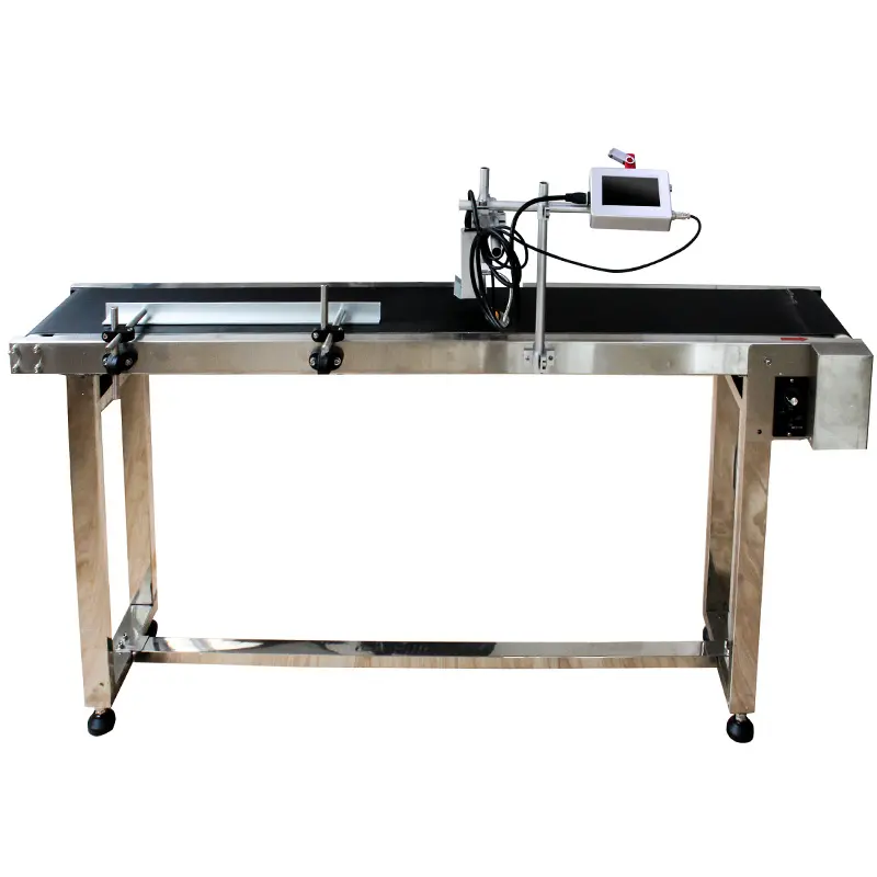 Impressora automática de tij, impressora de jato automática contínua, data e lote, máquina de codificação de jato de tinta