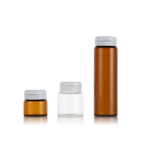 Botol Kaca Pompa Kosong Bentuk Silinder Kemasan Custom 5ml 10ml 30ml