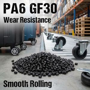 เม็ดพลาสติก PA6 GF30 ทนแรงกระแทก ยี่ห้อ FUXI ไนลอน 6 เสริมแรง สำหรับตัวเรือนเครื่องมือไฟฟ้าที่ทนทานและอุปกรณ์มืออาชีพ - Product Image 1
