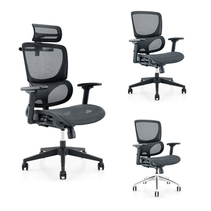 Silla Ergonómica de Malla Ajustable, Moderna y Comercial, para Oficina en Casa - Product Image 1