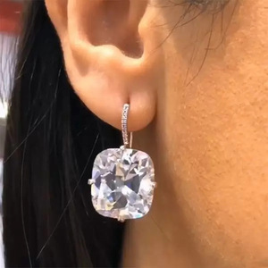 Orecchini Pendenti Quadrati per Donne, Eleganti Gioielli alla Moda - Product Image 3