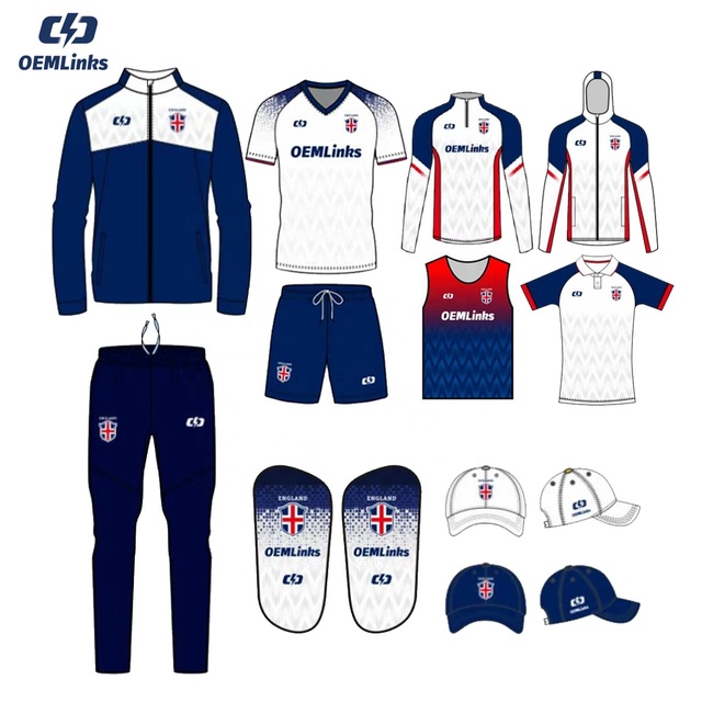 Custom Soccer Wear Football Shirts Thailand Uniform Kit Set Soccer Tracksuit Sublimated Soccer Jerseys Football Wear